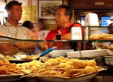 Sample an assortment of Venetian munchies at a cicchetti bar. Photo by Rick Steves